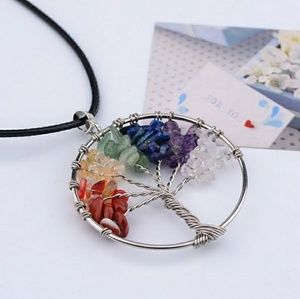 *Rainbow tree necklace